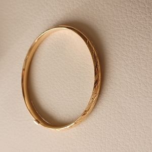 14K Gold Bangle